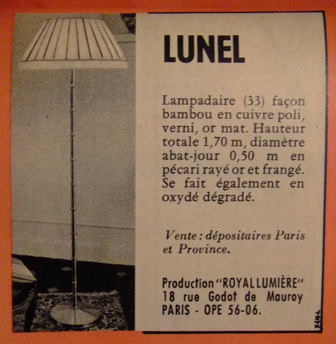 Publicité 1958 lunel - 1958,